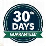 Money back guarantee stamp