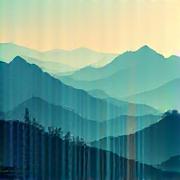 Abstract image representing a Boulder advisory board meeting with Flatirons in background