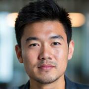 Portrait of James Chen, a professional male tech developer