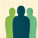 Icon representing small support groups or focused discussion circles.